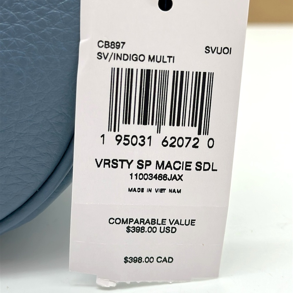 COACH Marie Saddle Bag With Varsity Stripe - Picture 16 of 16